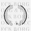 BORG & BECK BBS6004 Brake Shoe Set